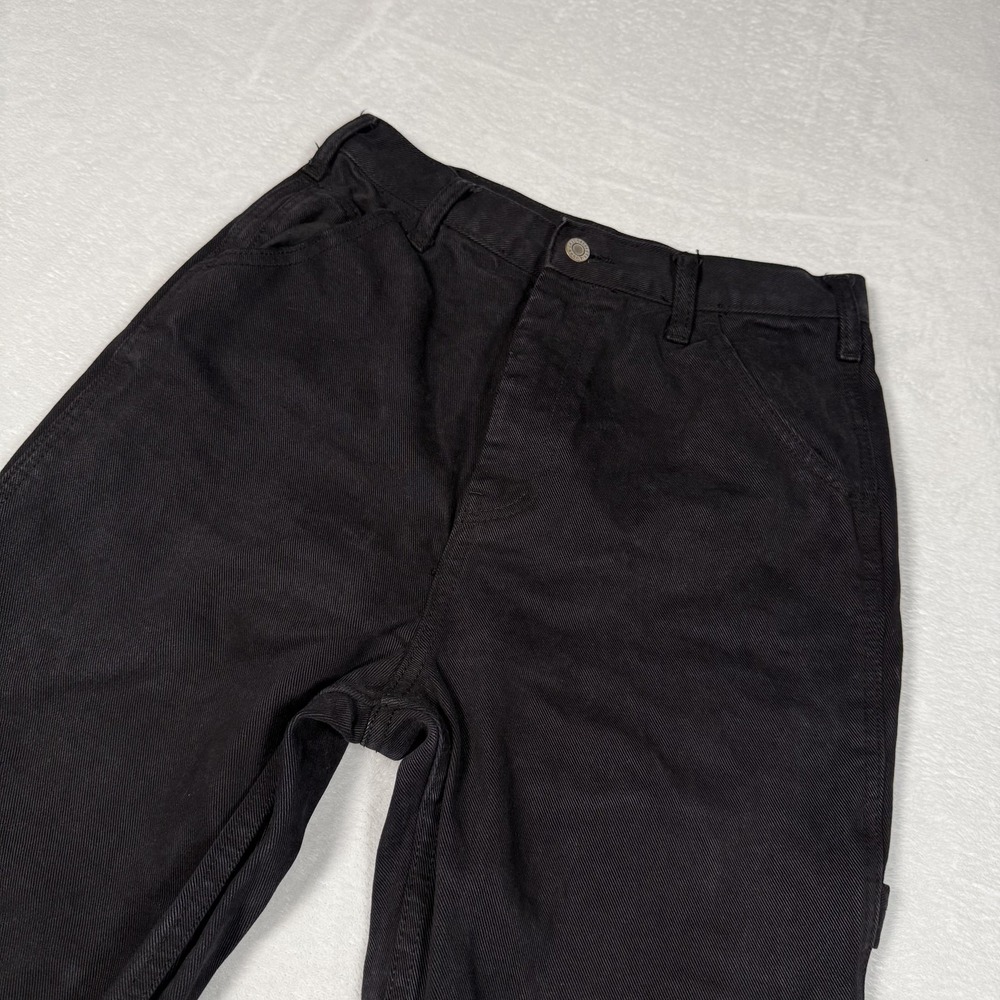 J. Galt Pants‎ Womens Medium Black Cargo Relaxed Straight Twill Casual Workwear